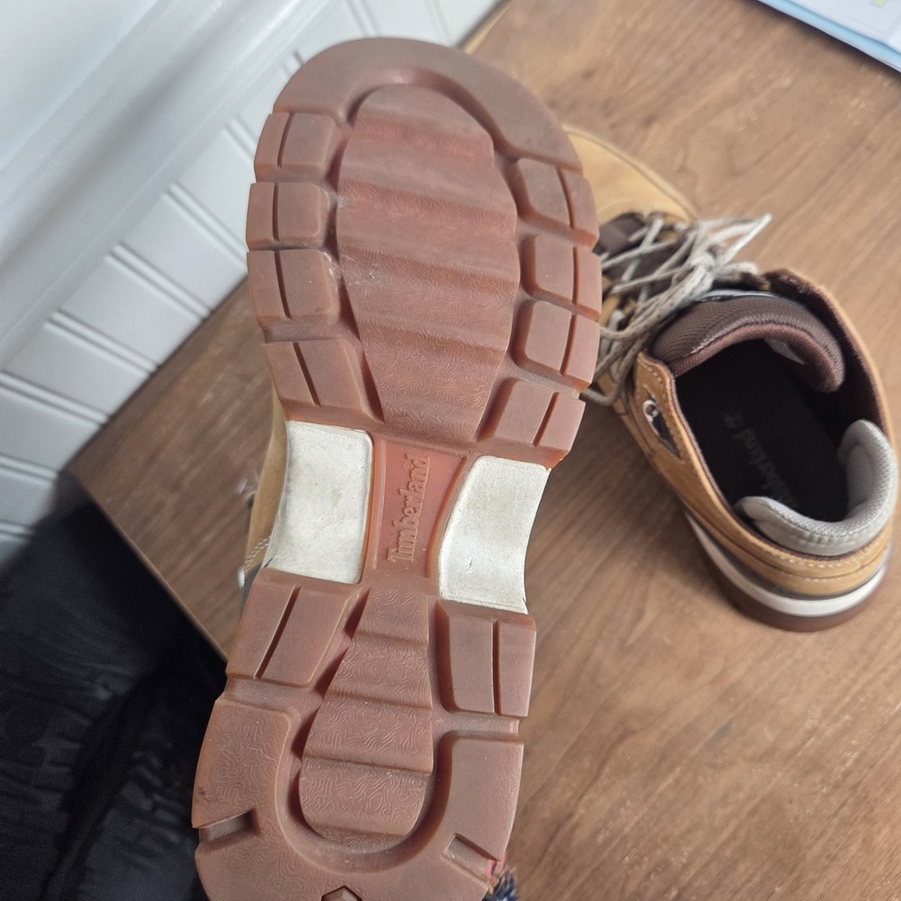 Timberland Womens Euro Swift Rebotl Tan Leather Lace Up Boots Size‎ 8.5 Hiking - Picture 8 of 12